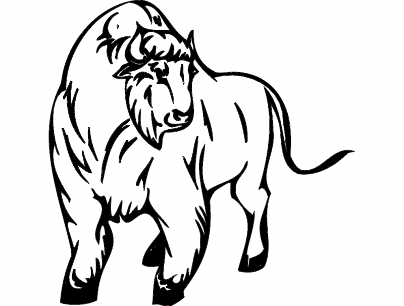 طرح حیوانات شماره 044 مناسب برای استفاده در دستگاه های cnc چوب و cnc لیزر - animal mascot 044 dxf file