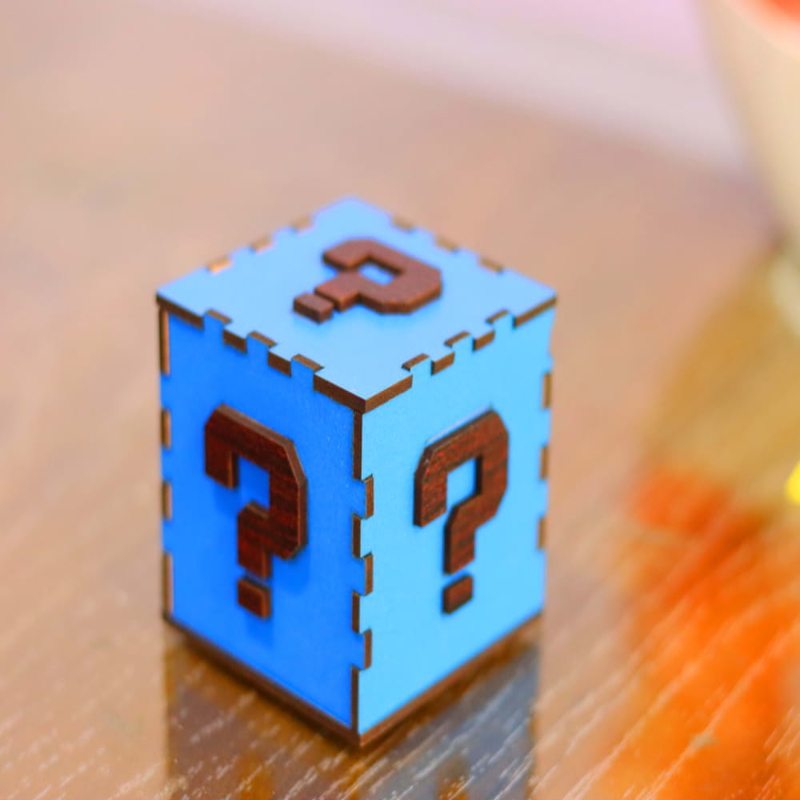 طرح جعبه کادو چوبی سورپرایز مناسب برای استفاده در دستگاه های cnc چوب و cnc لیزر - laser cut wooden surprise gift box cdr file