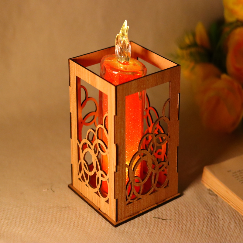 طرح جعبه شمع چوبی مناسب برای استفاده در دستگاه های cnc چوب و cnc لیزر - laser cut wooden candle box cdr file