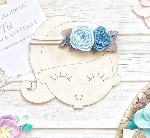 طرح فایل کورل cdr مو دخترانه مناسب برای استفاده در دستگاه های cnc چوب و cnc لیزر - laser cut girls hair tie elastic hair band holder cdr file