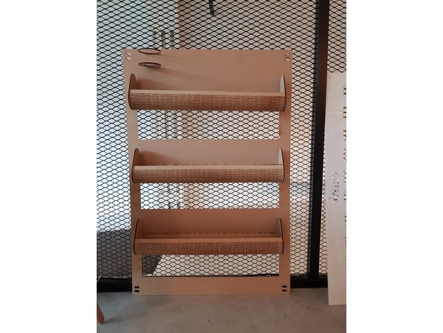 طرح باغ عمودی مناسب برای استفاده در دستگاه های cnc چوب و cnc لیزر - vertical garden laser cut template ai file