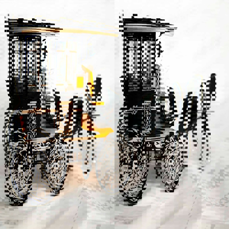 طرح پازل سه بعدی کالسکه اسب مناسب برای استفاده در دستگاه های cnc چوب و cnc لیزر - laser cut horse carriage 3d puzzle cdr file