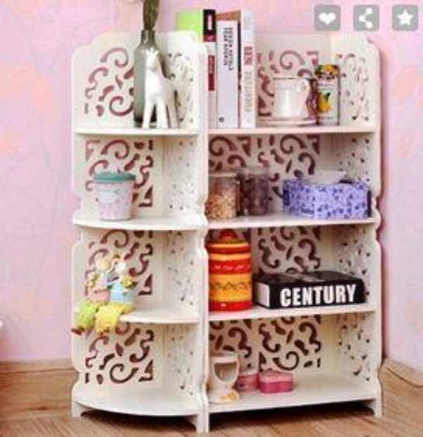 طرح قفسه انباری مناسب برای استفاده در دستگاه های cnc چوب و cnc لیزر - laser cut storage rack template cdr file