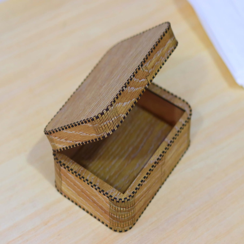 طرح جعبه جواهرات مستطیلی مناسب برای استفاده در دستگاه های cnc چوب و cnc لیزر - laser cut rectangle jewelry box cdr file