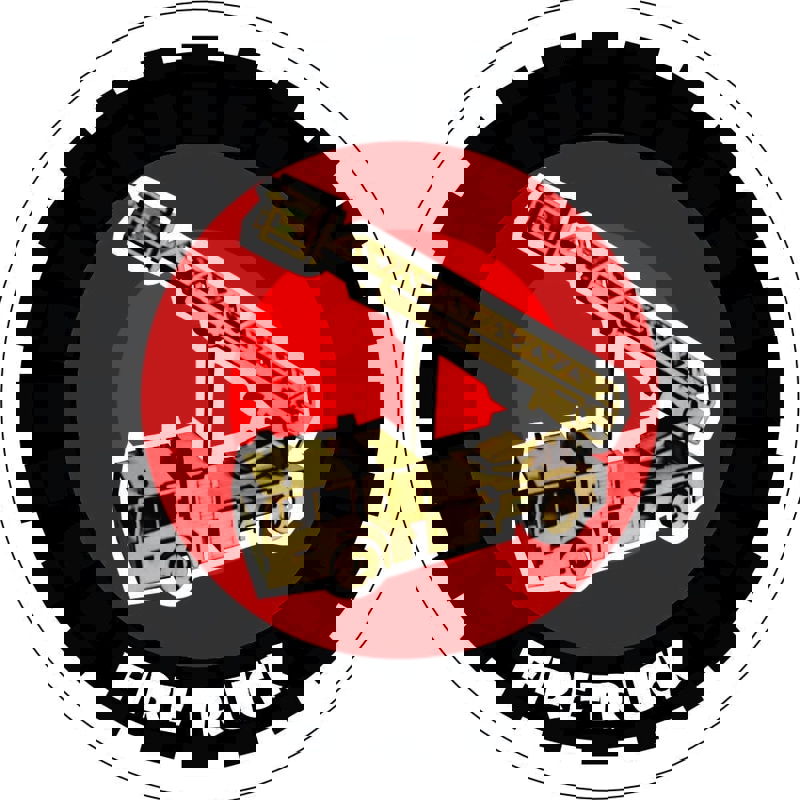 طرح پازل سه بعدی ماشین آتش نشانی مناسب برای استفاده در دستگاه های cnc چوب و cnc لیزر - laser cut fire truck 3d puzzle dxf file