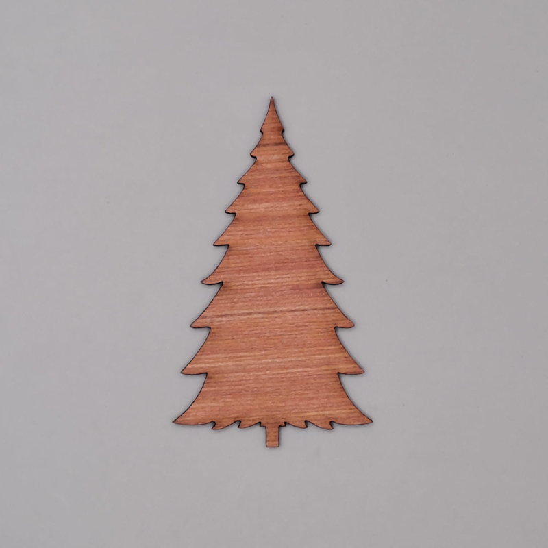 طرح درخت کریسمس چوبی خام و ناتمام مناسب برای استفاده در دستگاه های cnc چوب و cnc لیزر - laser cut unfinished blank wood christmas tree cdr file