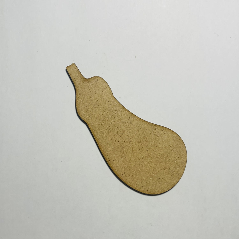 طرح برش چوب بادمجان ناتمام با فرمت کورل مناسب برای استفاده در دستگاه های cnc چوب و cnc لیزر - laser cut eggplant unfinished wood shape cutout cdr file