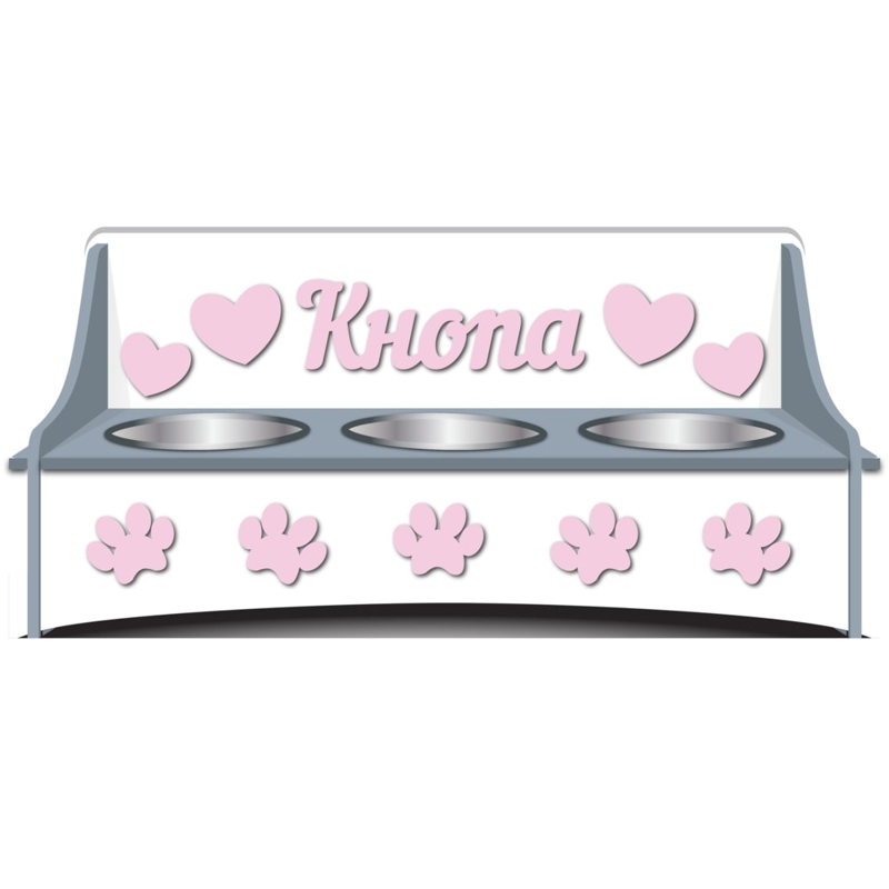 طرح جا لیوانی حیوانات خانگی مناسب برای استفاده در دستگاه های cnc چوب و cnc لیزر - laser cut pets elevated bowl stand cdr file