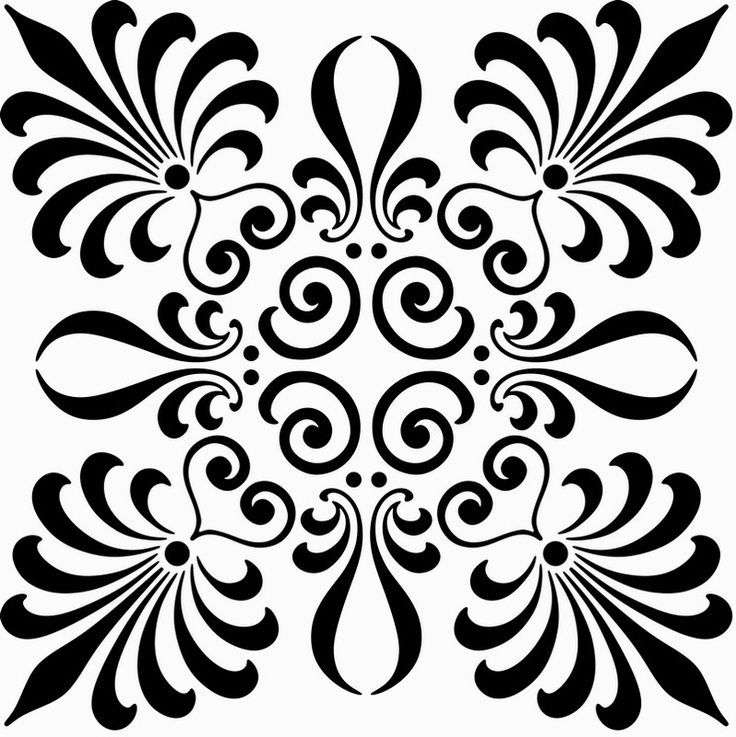 طرح الگوی اره مویی مناسب برای استفاده در دستگاه های cnc چوب و cnc لیزر - scroll saw pattern dxf file