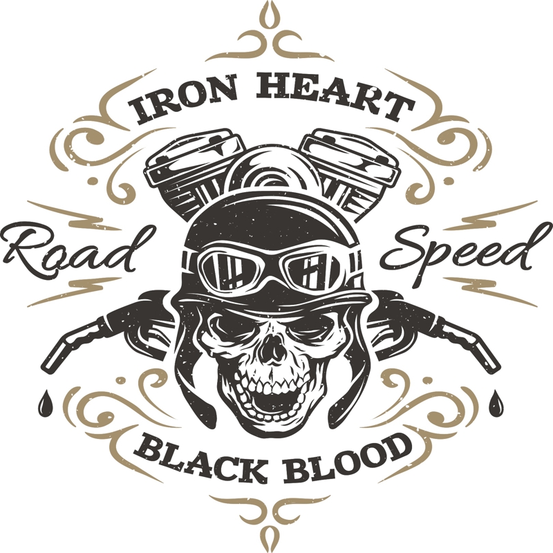 طرح قلب آهنی مناسب برای استفاده در دستگاه های cnc چوب و cnc لیزر - iron heart print cdr file