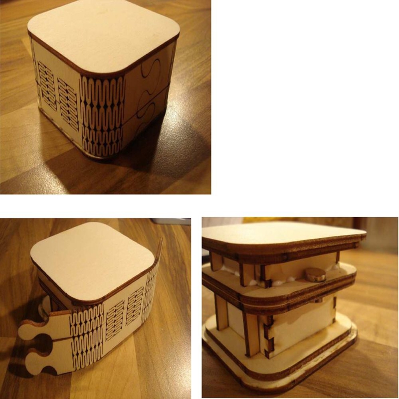 طرح پازل سه بعدی مناسب برای استفاده در دستگاه های cnc چوب و cnc لیزر - laser cut 3d puzzle cdr file