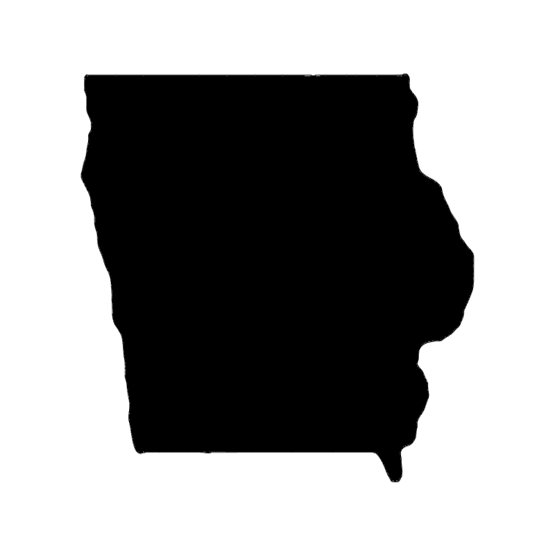 طرح نقشه آیووا مناسب برای استفاده در دستگاه های cnc چوب و cnc لیزر - iowa map dxf file