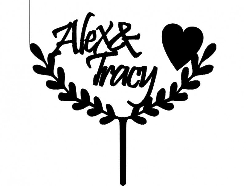 طرح الکس تریسی ۰۳ مناسب برای استفاده در دستگاه های cnc چوب و cnc لیزر - alex tracy 03 dxf file