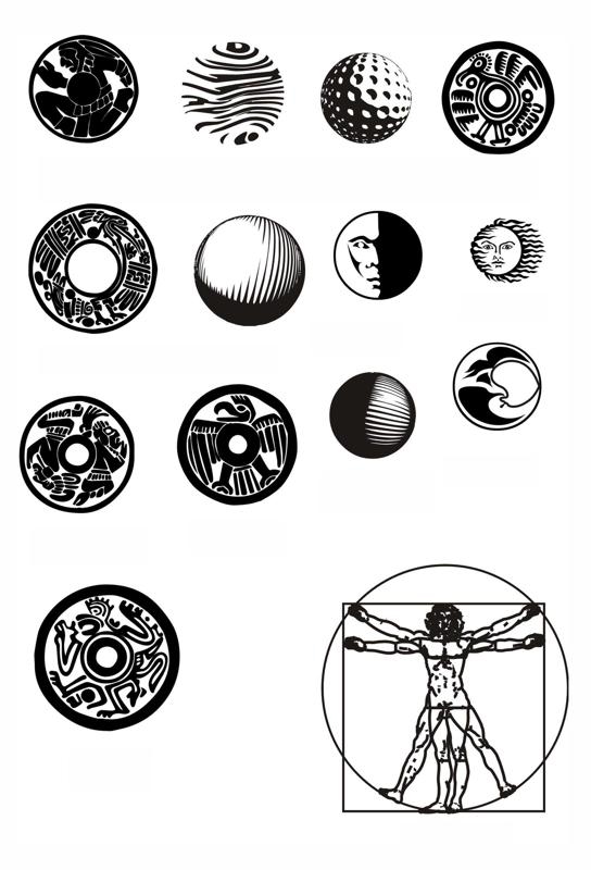 طرح با طرح گل و بوته مناسب برای استفاده در دستگاه های cnc چوب و cnc لیزر - round pattern circular ornament elements cdr file