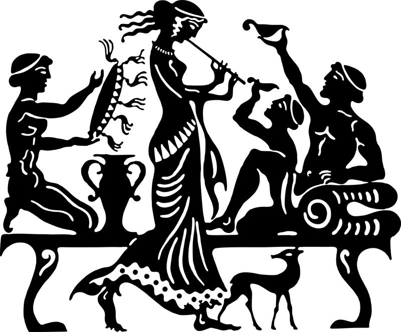 طرح وکتور هنر یونان باستان مناسب برای استفاده در دستگاه های cnc چوب و cnc لیزر - ancient greek vector art cdr file