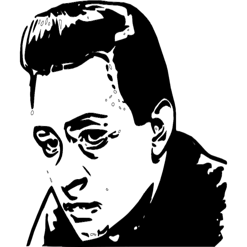 طرح جانی کش مناسب برای استفاده در دستگاه های cnc چوب و cnc لیزر - johnny cash dxf file