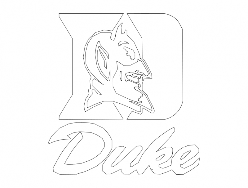 طرح دوک مناسب برای استفاده در دستگاه های cnc چوب و cnc لیزر - duke dxf file