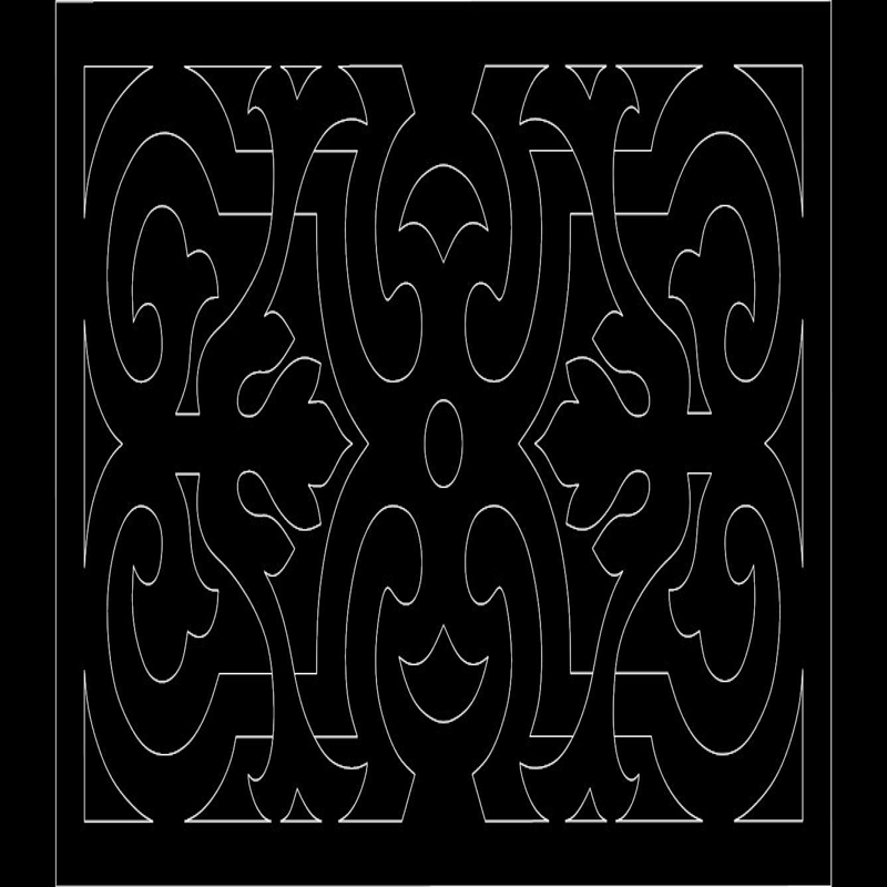 طرح 0806 مناسب برای استفاده در دستگاه های cnc چوب و cnc لیزر - design 0806 dxf file