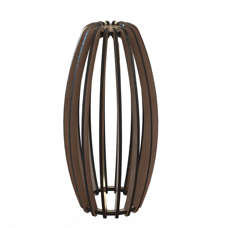 طرح چراغ شماره ۱۴ مناسب برای استفاده در دستگاه های cnc چوب و cnc لیزر - laser cut lamp 14 cdr file