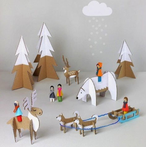 طرح مقوایی پازل سه بعدی تزئینی مناسب برای استفاده در دستگاه های cnc چوب و cnc لیزر - decorative 3d puzzle cardboard cdr file