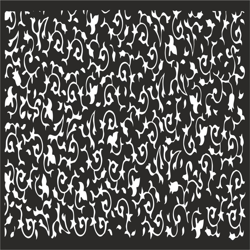 طرح گل تزئینی مناسب برای استفاده در دستگاه های cnc چوب و cnc لیزر - laser cut flower pattern decorative panel cdr file