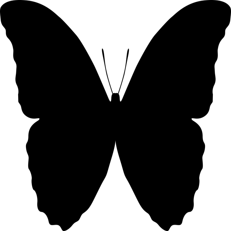طرح فایل وکتور پروانه سیلوئت مناسب برای استفاده در دستگاه های cnc چوب و cnc لیزر - butterfly silhouette vector cdr file
