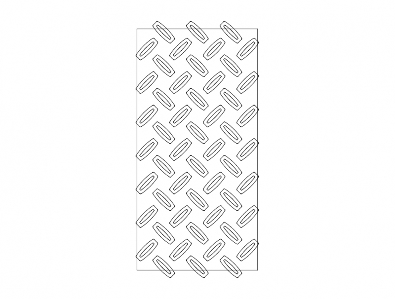 طرح صفحه الماس مناسب برای استفاده در دستگاه های cnc چوب و cnc لیزر - diamond plate dxf file
