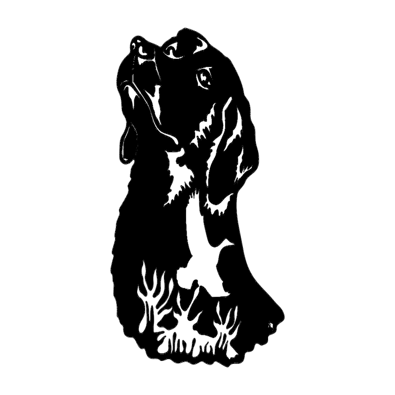 طرح سگ و پرنده مناسب برای استفاده در دستگاه های cnc چوب و cnc لیزر - dog bird dxf file