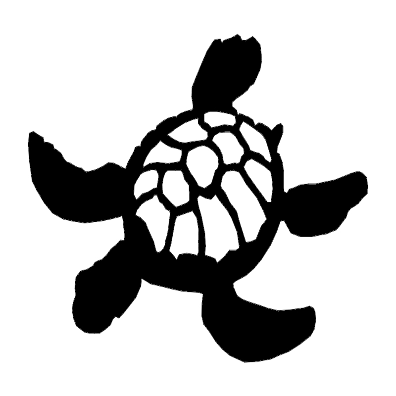 طرح لاک پشت مناسب برای استفاده در دستگاه های cnc چوب و cnc لیزر - turtle dxf file