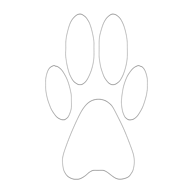 طرح پنجه مناسب برای استفاده در دستگاه های cnc چوب و cnc لیزر - paw dxf file