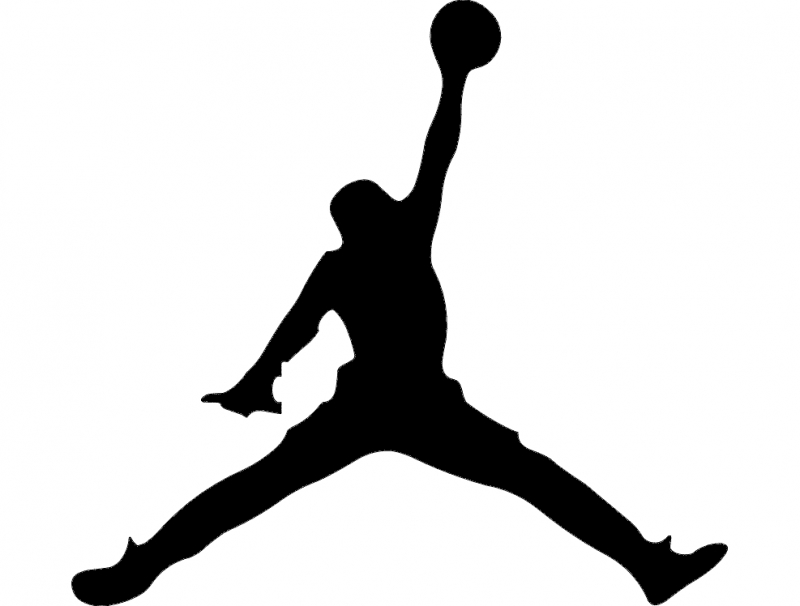 طرح ایر جردن مناسب برای استفاده در دستگاه های cnc چوب و cnc لیزر - air jordan dxf file