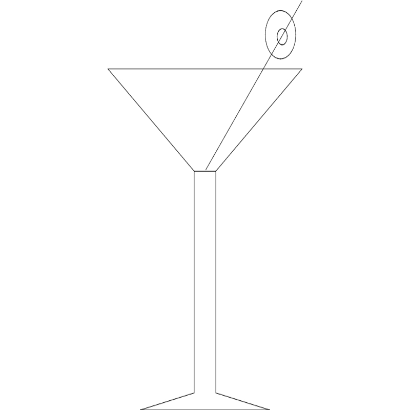 طرح مارتینی مناسب برای استفاده در دستگاه های cnc چوب و cnc لیزر - martini dxf file