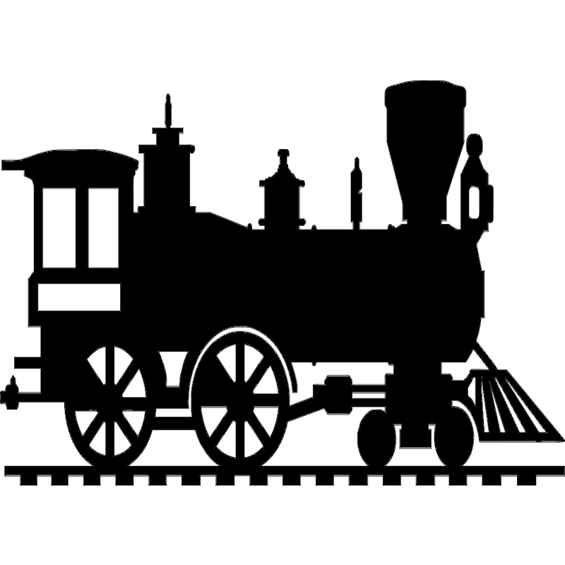 طرح لوکوموتیو مناسب برای استفاده در دستگاه های cnc چوب و cnc لیزر - locomotive dxf file