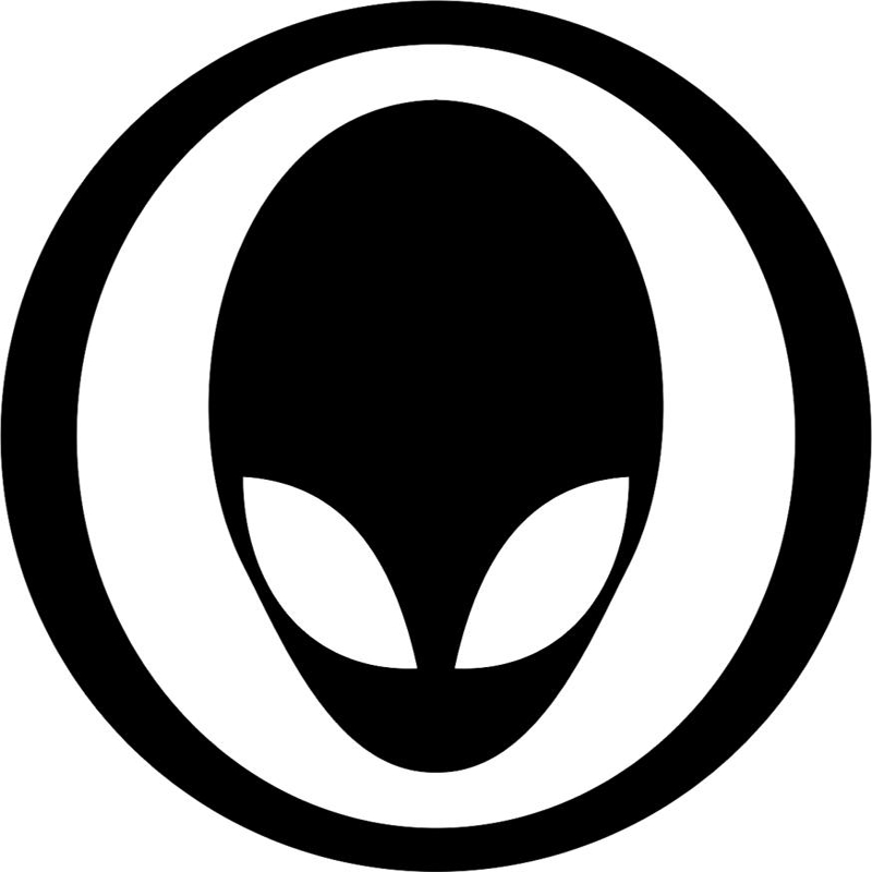 طرح وکتور لوگوی موجودات فضایی مناسب برای استفاده در دستگاه های cnc چوب و cnc لیزر - alien logo vector cdr file