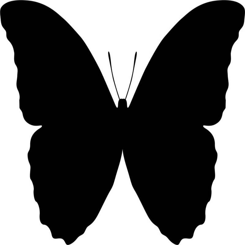 طرح فایل وکتور هنری پروانه با پسوند ai مناسب برای استفاده در دستگاه های cnc چوب و cnc لیزر - butterfly vector art ai file