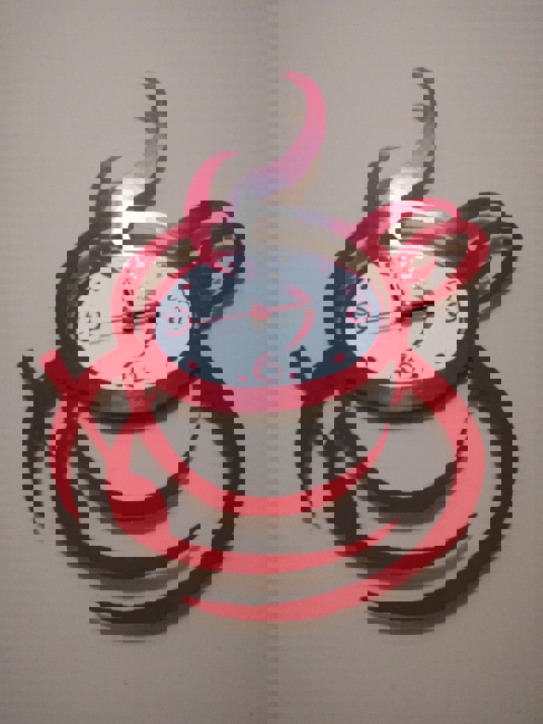 طرح ساعت دیواری قهوه مناسب برای استفاده در دستگاه های cnc چوب و cnc لیزر - laser cut coffee wall clock cdr file