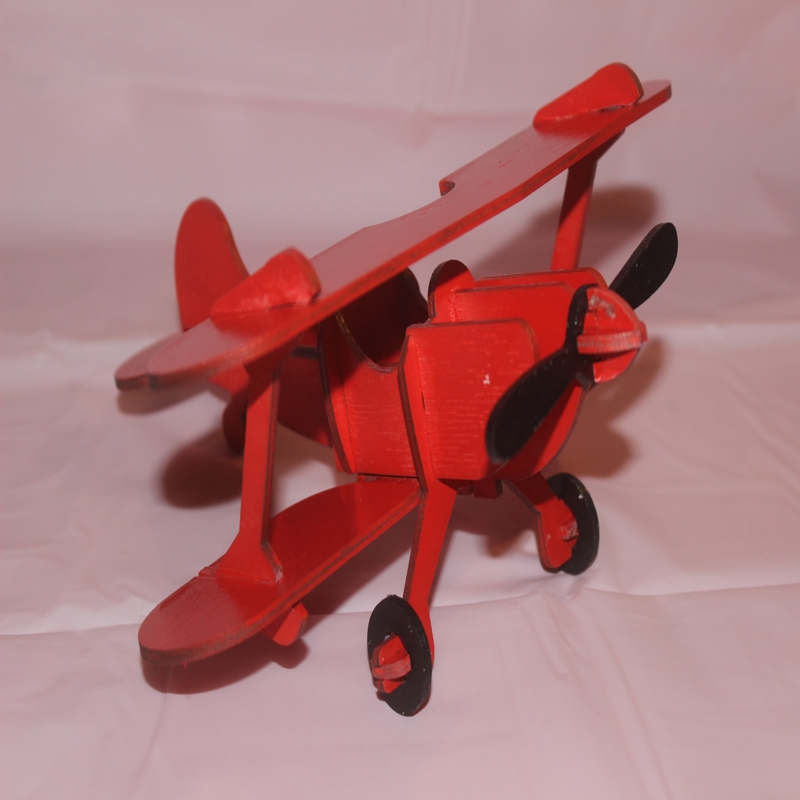 طرح سه لایی هواپیما با ضخامت 3 میلی متر مناسب برای استفاده در دستگاه های cnc چوب و cnc لیزر - laser cut airplane plywood 3mm cdr file