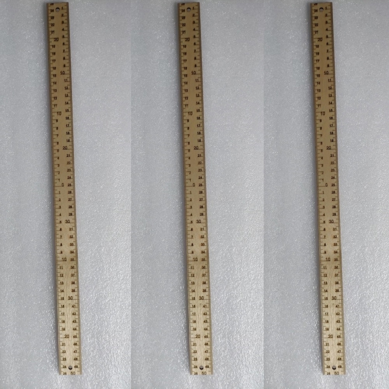 طرح خط کش متریک مناسب برای استفاده در دستگاه های cnc چوب و cnc لیزر - laser cut metric ruler dxf file