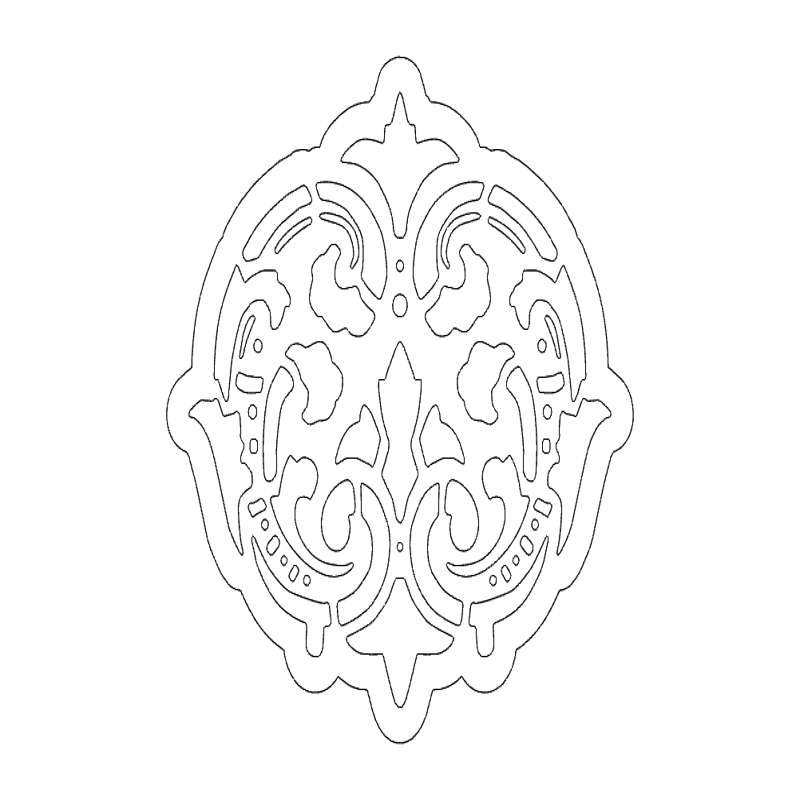طرح تزئینات مناسب برای استفاده در دستگاه های cnc چوب و cnc لیزر - decoration dxf file