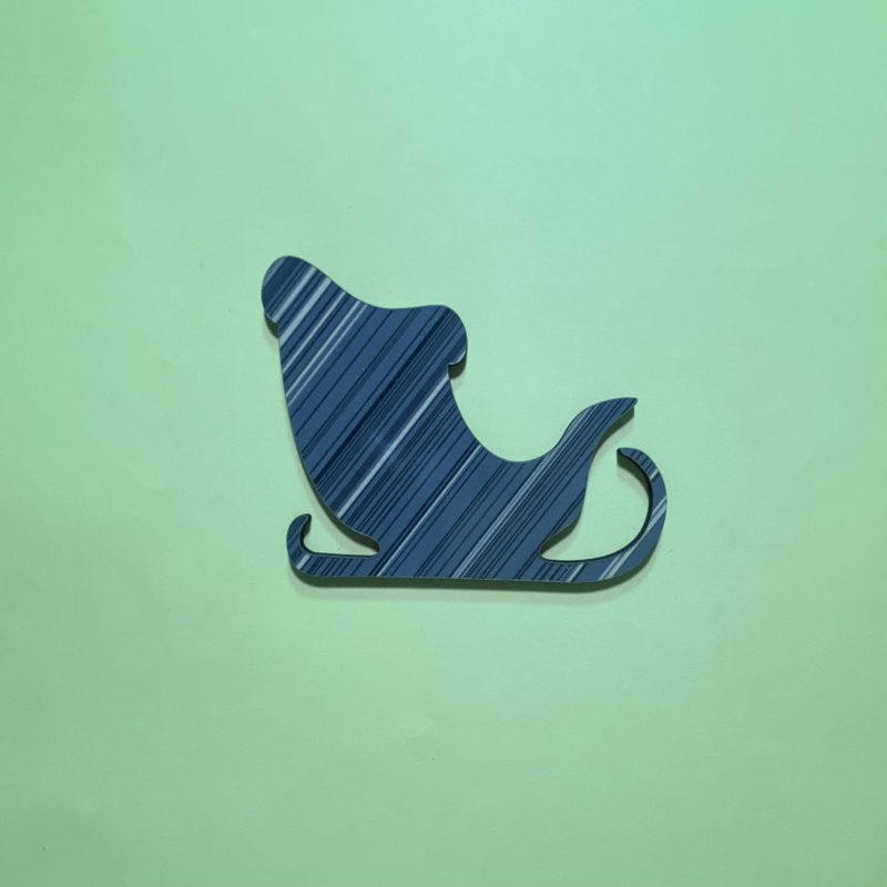 طرح سورتمه بابانوئل طرح چوبی ناتمام برای دکوراسیون کریسمس مناسب برای استفاده در دستگاه های cnc چوب و cnc لیزر - laser cut santa sleigh cutout unfinished wood holiday decor christmas cdr file