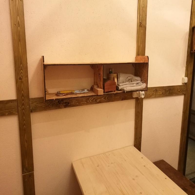 طرح قفسه دیواری ساده مناسب برای استفاده در دستگاه های cnc چوب و cnc لیزر - laser cut simple wall shelf dxf file