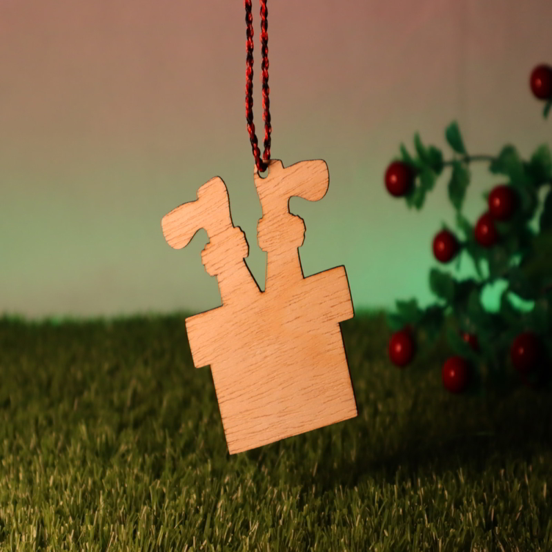 طرح بابانوئل در شومینه مناسب برای استفاده در دستگاه های cnc چوب و cnc لیزر - laser cut santa in chimney unfinished wood cutout cdr file