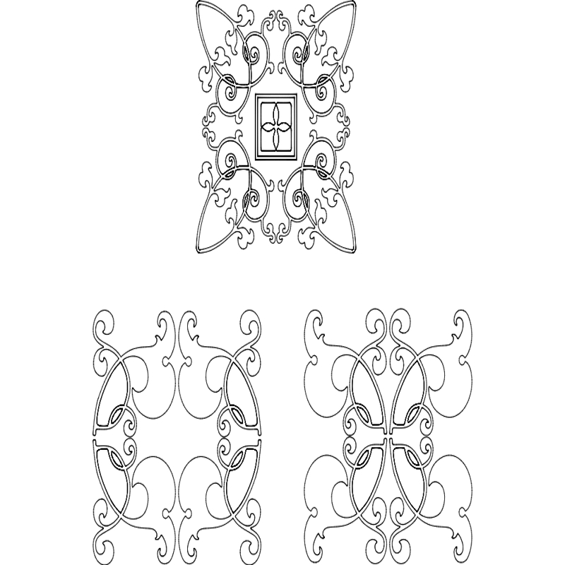 طرح کار مناسب برای استفاده در دستگاه های cnc چوب و cnc لیزر - design work dxf file