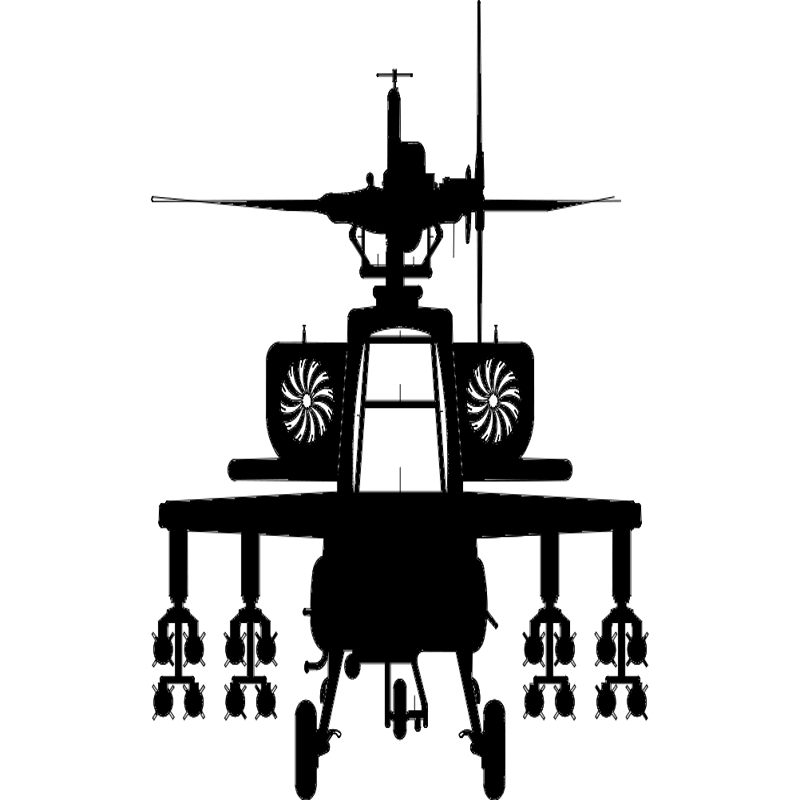 طرح آپاچی مناسب برای استفاده در دستگاه های cnc چوب و cnc لیزر - apaches dxf file