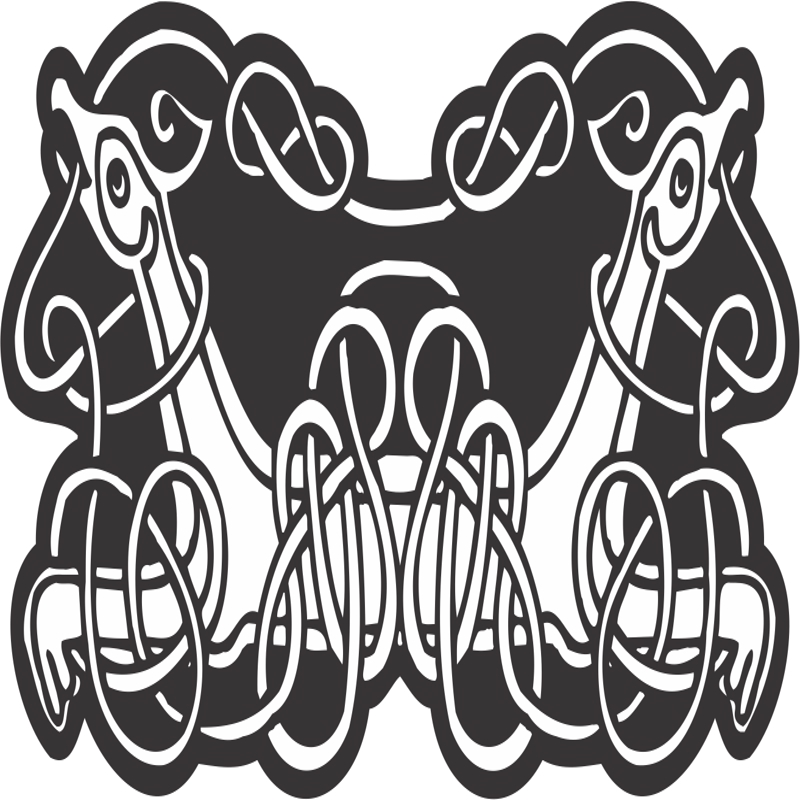 طرح تزئینات سلتیک مناسب برای استفاده در دستگاه های cnc چوب و cnc لیزر - celtic ornament cdr file