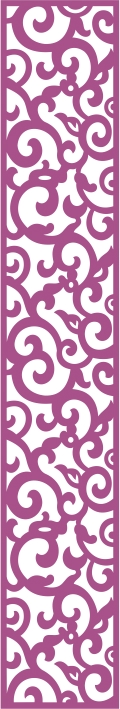طرح پنل وکتور بدون درز شماره ۲۵۸ مناسب برای استفاده در دستگاه های cnc چوب و cnc لیزر - laser cut vector panel seamless 258 cdr file