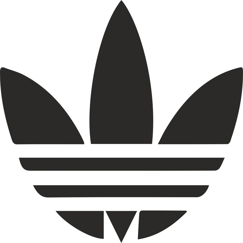 طرح وکتور لوگوی آدیداس مناسب برای استفاده در دستگاه های cnc چوب و cnc لیزر - adidas logo vector cdr file
