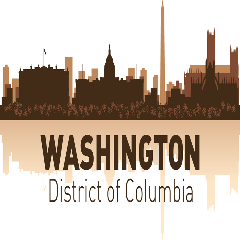 طرح آسمان واشنگتن مناسب برای استفاده در دستگاه های cnc چوب و cnc لیزر - washington skyline cdr file