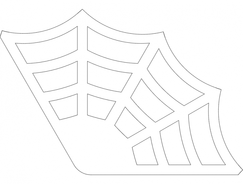 طرح سی ان سی عنکبوت ۱۲۰ تمیز مناسب برای استفاده در دستگاه های cnc چوب و cnc لیزر - spider 120 clean cnc dxf file