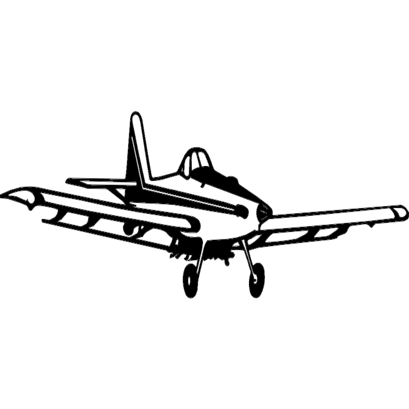 طرح هواپیما مناسب برای استفاده در دستگاه های cnc چوب و cnc لیزر - airplane dxf file